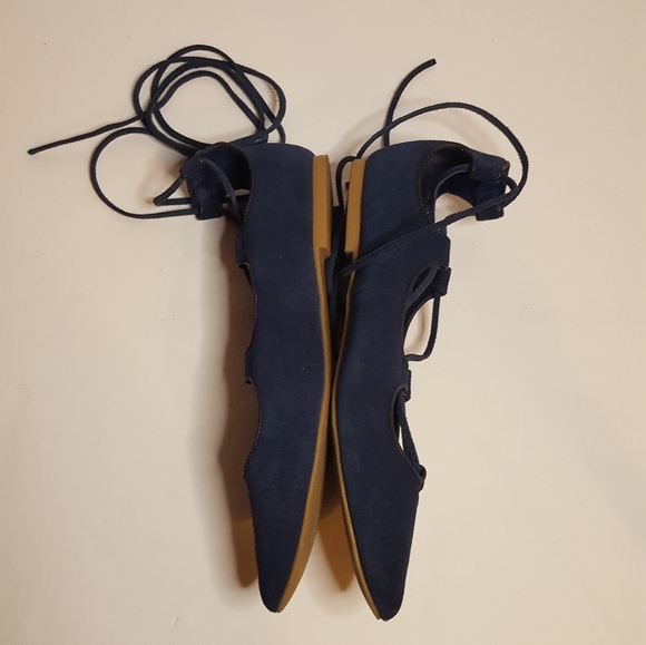 Gap ballerina lace up flats - Picture 4 of 8